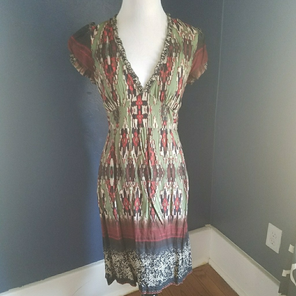 Modcloth Ikat Resist Dress